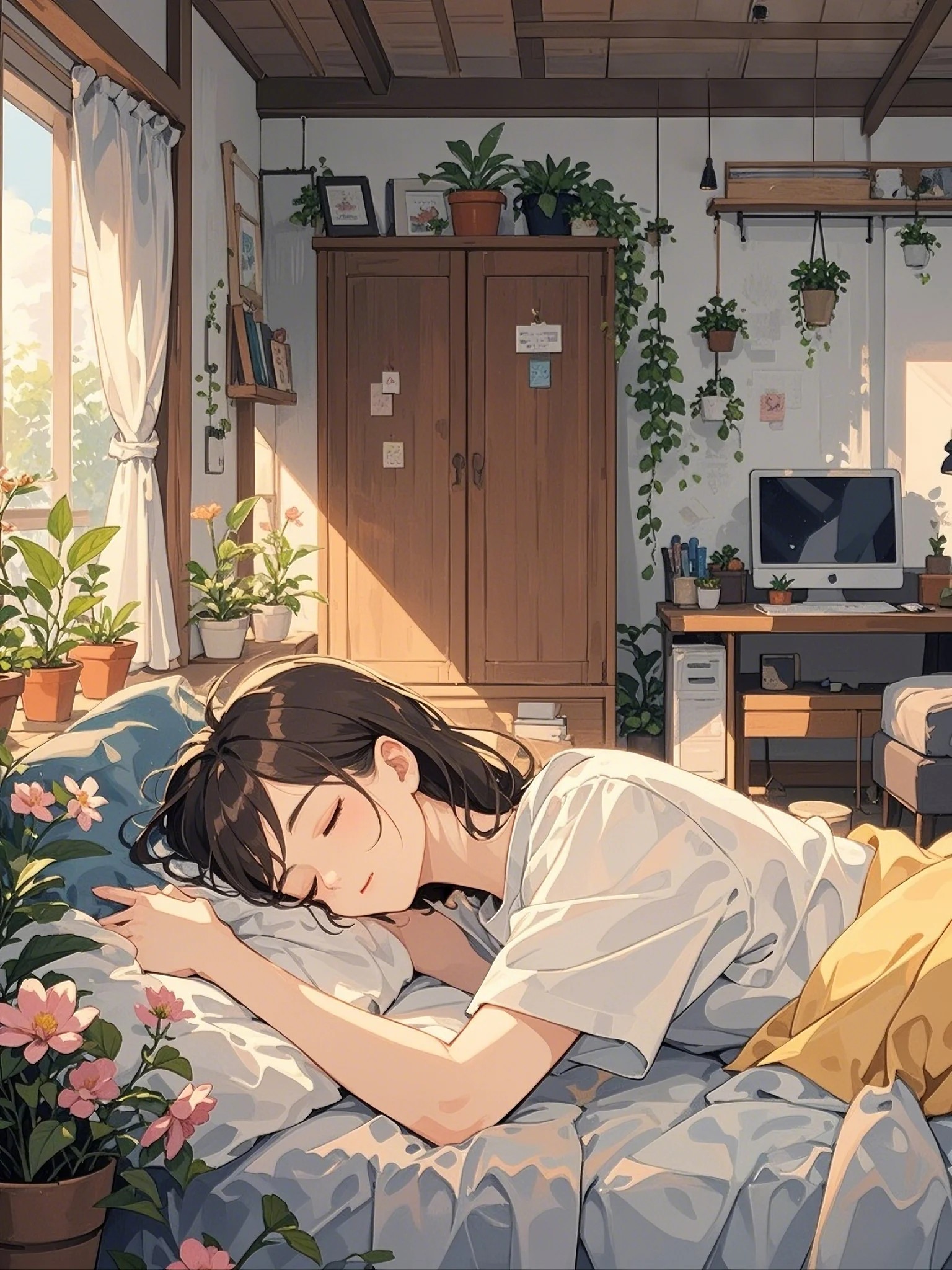 花自飘零，我自向阳生萧景琛林诗雅