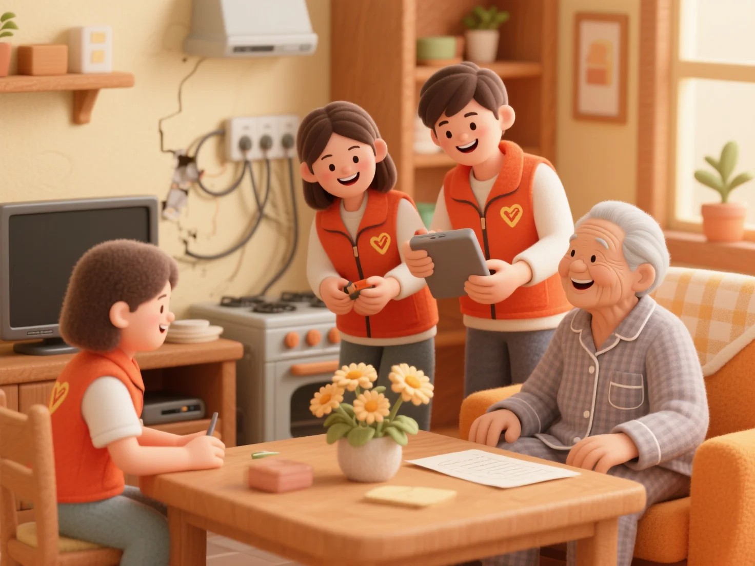 结婚纪念日，兄弟茶坐他腿上全本